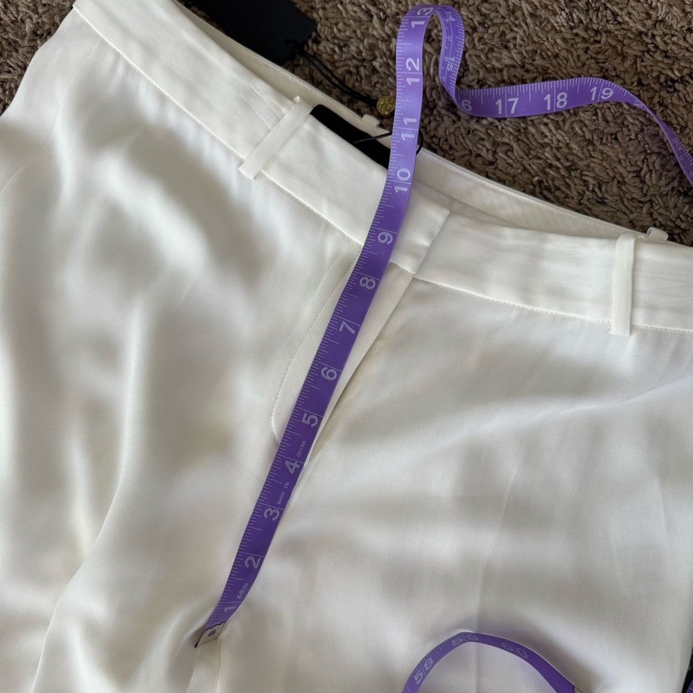NWT Kobi Halperin Melina Pants Ivory Size 8 - Picture 15 of 16